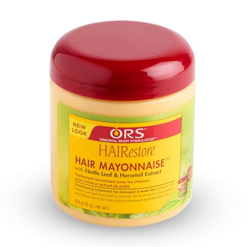 ORS HAIRestore Hair Mayonnaise with Nettle Leaf and Horsetail Extract HAIRepair Coconut Oil & Baobab Vital Oils - Bundle