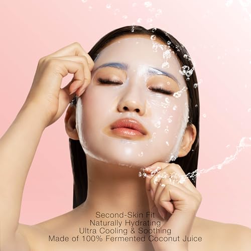 STARSKIN Close-Up 1x40g, Coconut Bio-Cellulose Firming Face Mask for all Skin Types, Face Lifting Korean Skincare Mask, Skin Elasticity Improvement and Rejuvenating Effect, K Beauty Skincare