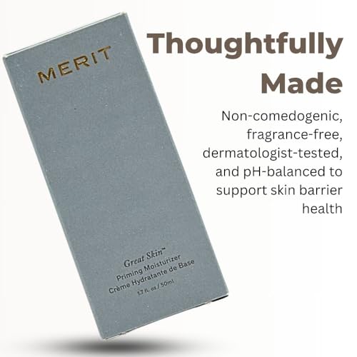 Merit Great Skin Priming And Firming Moisturizer With Peptides And Hyaluronic Acid