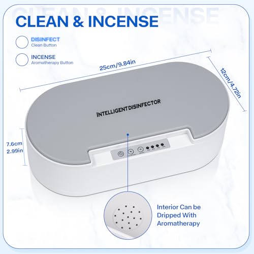Nail Tool Sterilizers Box, Blue Light Cleaning Nail Sterilizer Machine, Convenient & Efficient Health Protection For Manicure & Beauty Salon Tools, Jewelry, Glasses, Phone