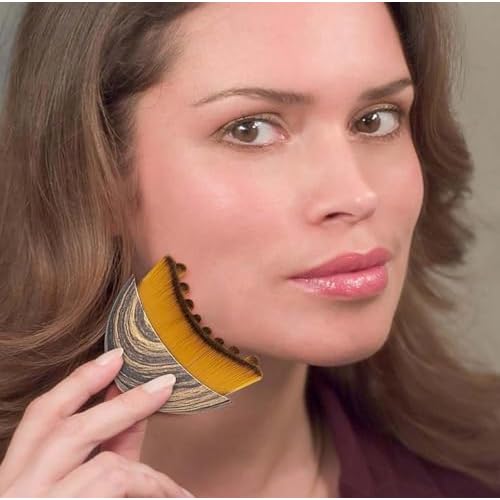 Lymphatic Contour Face Brush, The Lymphatic Drainage Massager for Face, Soft Dry Brushing Beauty Tool for Chin & Jawline Sculpting