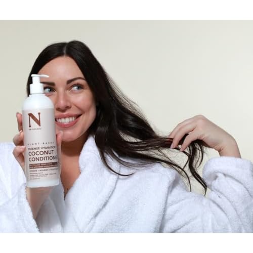 Dr. Natural Intense Hydration Coconut Conditioner - Hydrating Conditioner for Women and Men with Shea Butter - Frizz Control and Hair Growth - 473 ml