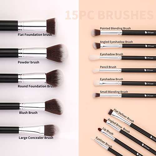 DUcare Makeup Brushes +Makeup Brush Cleaner