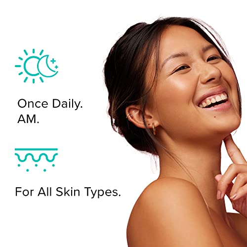 ClarityRx C-Results Vitamin C Facial Cleanser, Natural Plant-Based Brightening Face Wash with Lactic Acid