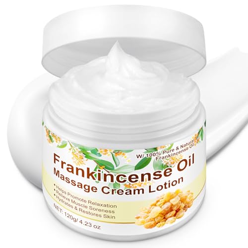 Frankincense Balm for Skin, Feet & Body ? Deep Moisturizing Cream with Pure Essential Oils ? Soothing Vitality Frankincense Balm for Anti-Aging & Skin Renewal