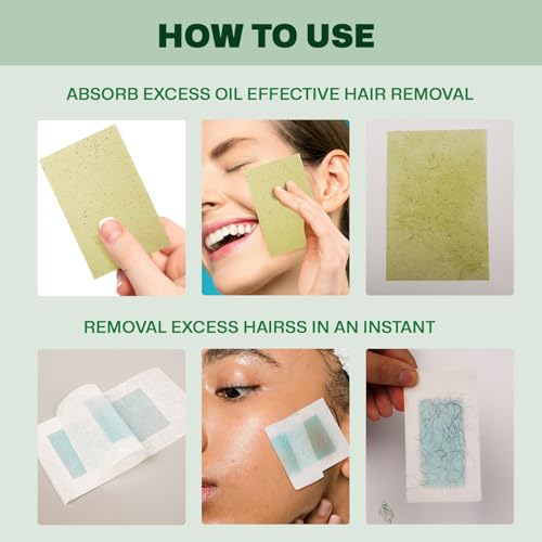 Hypoallergenic Facial Wax Strips for Sensitive Skin | Natural Hair Removal for Women | Face & Body Waxing Kit | Gentle, Fast-Acting Formula for Eyebrows, Lips, Legs & Bikini Line
