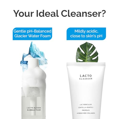 BENETUS Lacto Alaska Bubble Foam, Facial Cleanser, Face Wash, Moisture Balance, for Sensitive Skin Korean Skincare 200ml