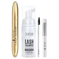 STACY LASH Eyelash Extension Shampoo 1.69 fl.oz Serum 5ml / Eyelid Foaming Cleanser/Supplies for Lashes Growth & Thickness/With Biotin/Enhancing Natural Eyelashes/Professional & Self Use