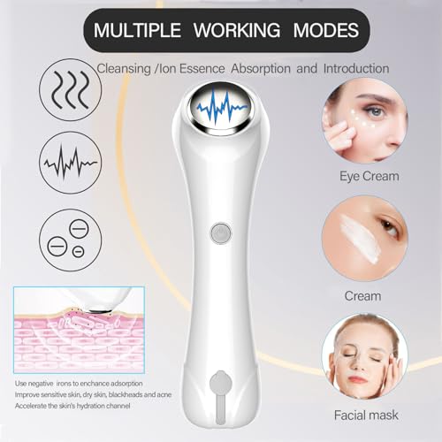 Facial Cleansing Brush, 2 in 1 £×aterproof IPx7 Facial Spin Scrubber Set with 4 Brush Heads, Rechargeable Exfoliating Face Brush Deep Cleansing, Gently Exfoliate and Remove Blackhead