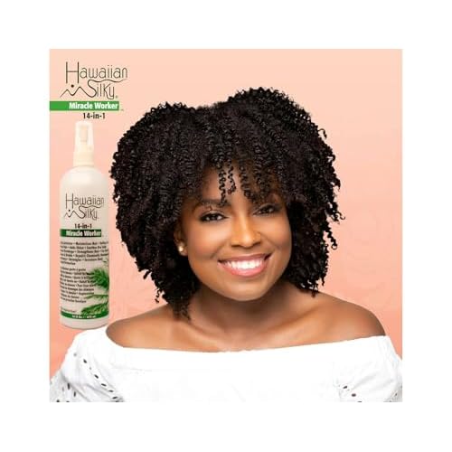 Hawaiian Silky 14-in-1 Miracle Worker Hair Care Set, Shampoo, Conditioner and Activator Spray, 16 Fl Oz Each