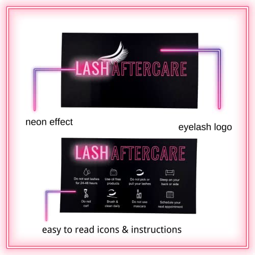 60 Pcs Lash Shampoo Bottle Brushes Kit 10 Empty Foam Pump Dispensers 10 Bath Label Stickers & Care Cards 10 Mascara Wands 10 Cleansing Brush 10 Bag for Eyelash Extensions Aftercare Branding (Black)