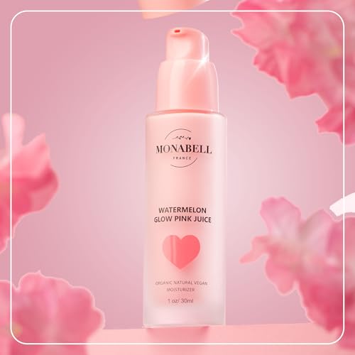 Face Moisturizer - Pink Juice Watermelon Glow Hydrating Face Lotion for Women | Nourishing, Vegan & Cruelty-Free Skincare for All Skin Types | 1.3 Oz