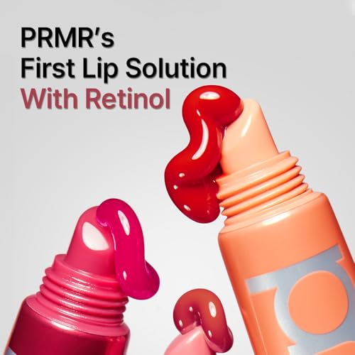 PRIMERA Lip Retinol Serum Tube #Bare | Tinted Hydrating Lip Oil & Gloss, Korean Lip Stain made with Collagen, Long-lasting Plumping & Moisturizing Lip Care Serum (0.24 oz / 7g)