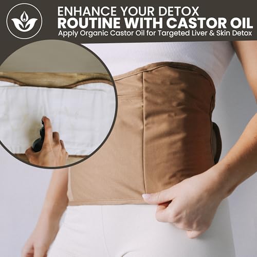 Trust Your Gut Organic Golden Castor Oil, 100% Pure Cold-Pressed Hexane-Free Extra Virgin Oil for Colon Cleansing, Gut Wellness, Skin Care, Healthy Nails & Hair Growth - 4 oz