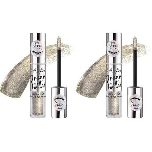 L.A. Girl Dream Glitter Liquid Eyeshadow, Aura GES95 (Pack of 2)