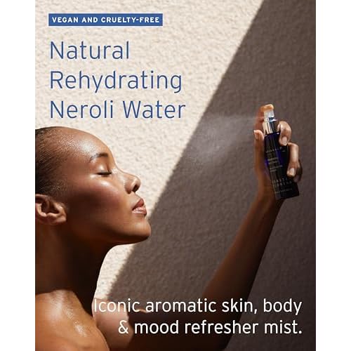 Kerstin Florian Neroli Water Face Mist | Orange Blossom Aromatherapy Spray | Hydrate & Refresh Skin with Probiotics & Peptides | All Natural | Vegan | Cruelty Free (3.4 fl oz)