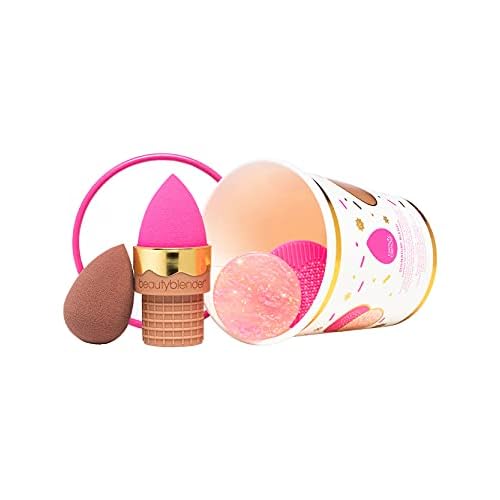Beautyblender¢ç | Signature Blend Essentials Set, with 2 Beautyblender¢ç sponges for foundations and Powders, Blendercleanser¢ç and Silicone Scrub Mat and NEST Sponge Stand, Vegan, Cruelty Free