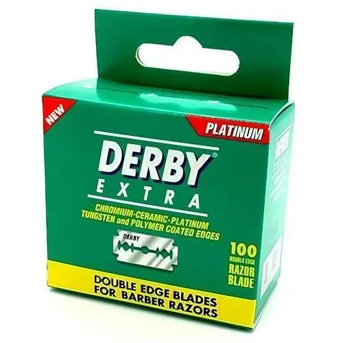 Derby Extra Double Edge Safety Razor Blades - Pack of 100 Blades
