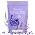 Hard Wax Beads, Wax Beans for Hair Removal, Natural Lavender, Stripless, Coarse Body Hair Specific - Ideal for Bikini, Brazilian, Legs, Underarms, Chest, 16 Ounce