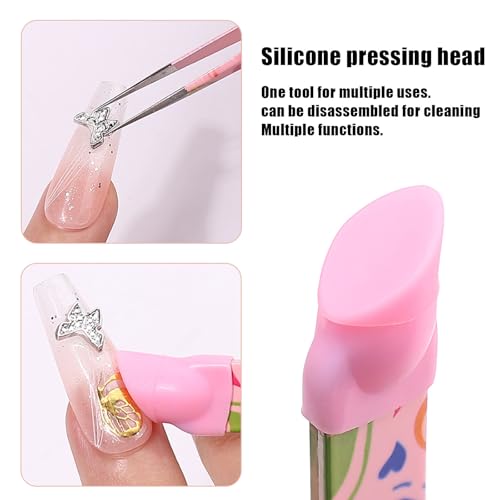 Lash Tweezers for Eyelash Extensions, Stainless Steel Eyelash Extension Tweezers for Volume, Facial Hair, Eyebrow, Hair Removal, Crafting Making