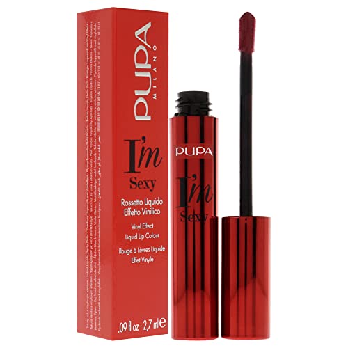 Pupa Milano I AM Sexy Vinyl Effect Liquid Lip Colour Lipstick - 006 Strawberry Red Lipstick Women 0.09 oz