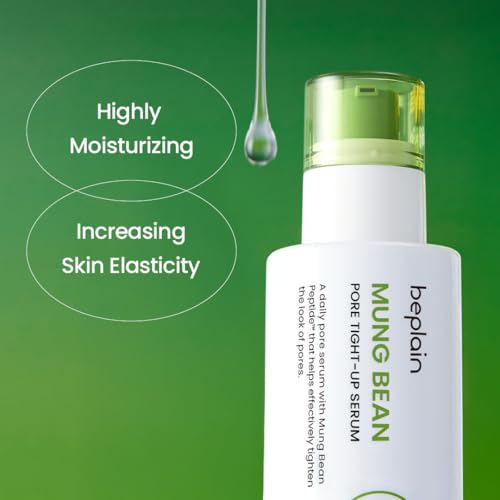 beplain Mung Bean Peptide Soothing Serum (1.69 fl.oz/50ml) | Niacinamide serum | Redness Relief | Hydration | Korean Skincare, For All Skin Types