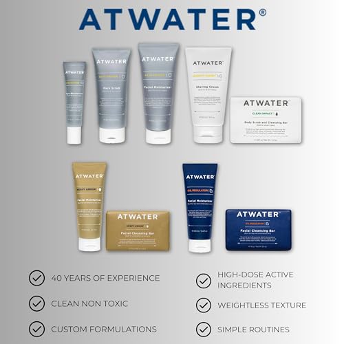 ATWATER Lip Armor Moisturizing Lip Balm Stick for Dry, Chapped Lips, Low-Shine Hydrating Lip Care with Shea Butter, Vitamin E & Squalane, Fragrance-Free Lip Balm