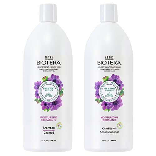 Biotera Moisturizing Shampoo | Hydrates & Moisturizes Dry, Medium, Fine Hair | Microbiome Friendly | Vegan & Animal Test Free | Paraben Free | Color-Safe