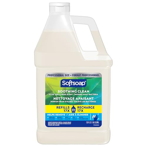 Softsoap Liquid Hand Soap Refill, Soothing Clean, Aloe Vera Fresh Scent - 1 gallon