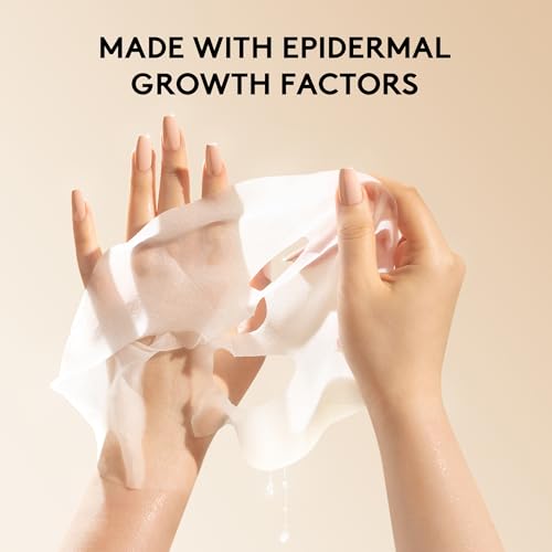 Joanna Vargas Twilight Face Mask - Hydrating Face Masks with Epidermal Growth Factor & Niacinamide - Soothing Facial Masks for Women - Repairing Sheet Mask for Enhanced Skin Barrier - Single Sheet