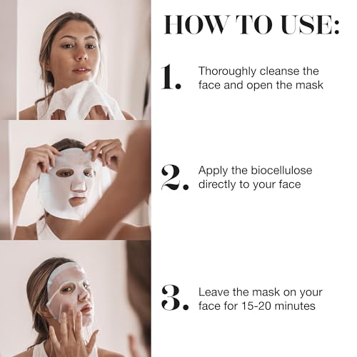 InfiniteAloe Biocellulose Fiber Face Mask, Everyday Hero Illuminate Brightening Face Mask