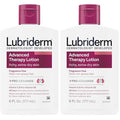 Lubriderm Advanced Therapy Fragrance-Free Moisturizing Hand & Body Lotion + Pro-Ceramide,Intense Hydration for Itchy,Extra Dry,& Sensitive Skin,Non-Greasy,Hypoallergenic,6 fl. oz,(Pack of 2)