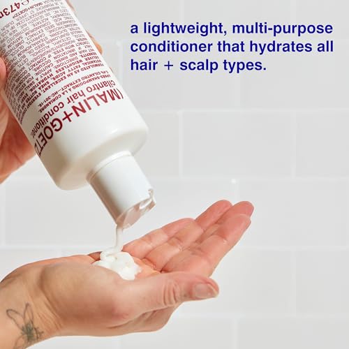 MALIN+GOETZ Cilantro Hair Conditioner | Everyday Essential Conditioner with Cilantro Extract, Shea Butter, Fatty Acids | Hydrates, Detangles, Reduces Frizz | Vegan, Cruelty-Free (8 oz/16 oz/Refill)