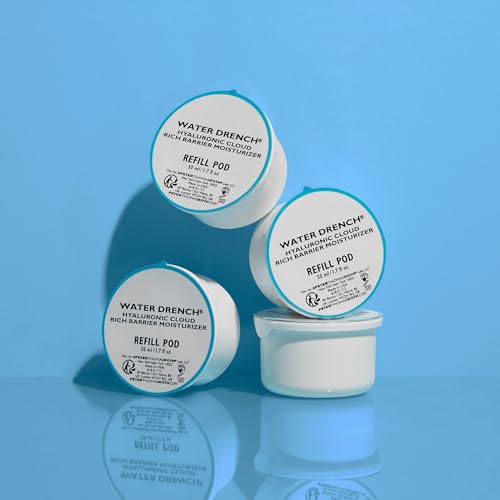 Peter Thomas Roth | Water Drench¢ç Hyaluronic Cloud Rich Barrier Moisturizer Refill Pod | Hyaluronic Acid Barrier Cream For Dry Skin, Fragrance-Free