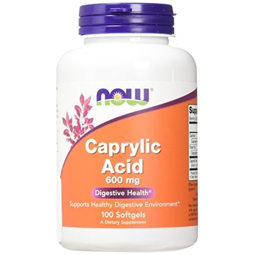 Now Foods, Caprylic Acid, 100 sgels (Pack of 2)