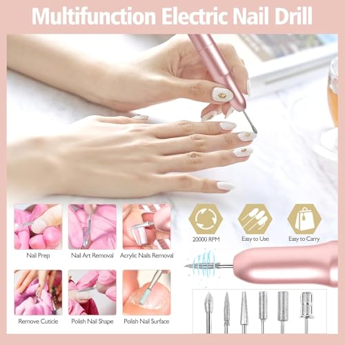 Professional Acrylic Nail Kit for Beginners with Everything Complete Nail Kit Set, Gel Nail Polish Kit,Acrylic Nail Powder with Gel Polish U V Light for Beginners