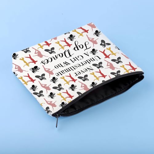 G2TUP Leukemia Cancer Awareness Gift Peace Love Leukemia Awareness Cosmetic Bag Cancer Support Gift Leukemia Orange Ribbon Makeup Bag (Peace Love Leukemia Awareness)