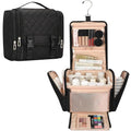 Travel Toiletry Bag for Women, Hanging Toiletry Bag Standing Toiletry Organizer with Hook Large Makeup Cosmetic Bag Portable Hanging Toiletry Organizer Bags for Full-Size Toiletries, Accessories