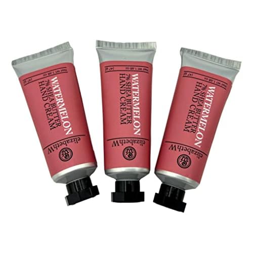 elizabeth W elizabethW, Watermelon Hand Cream, 1.68 Ounces (Set of 3), White