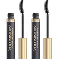 L¡¯Oreal Paris Original Voluminous Mascara, Building Mascara Volume and Length Formula, Curved Brush, Washable, Black, 0.26 Fl Oz., 2 Count