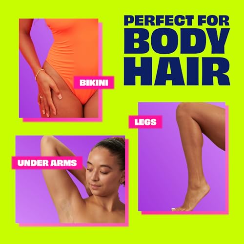 Nair Hair Remover Wax Ready Strips for Legs & Body, No Mess Waxing Kit for Hair Removal, 6-pack Wax Strips, 40ct Each Wax Kit
