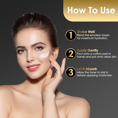 Rice Toner from Korean Rice, Milky Toner for Glowing, Hydrated Skin, Increased Collagen Production, Moisture Barrier for Glass Skin, Fragrance Free 5 Fl Oz