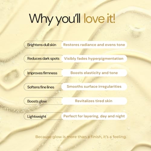 Youth Essence Brightening Face Serum - Even Skin Tone, Plumps & Hydrates with Kudzu, Centella Asiatica, Hyaluronic Acid ? Brightening Face Serum. Vegan & Dermatologically Tested