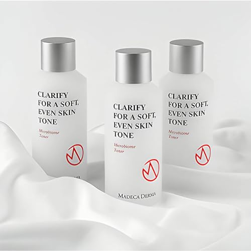 MADECA DERMA Microbiome Face Toner - Anti-Aging & Skin Barrier Strengthening with Microbiome, Hyaluronic Acid, and Centella Asiatica, Korean Skincare for Hydration, Balance & Skin Firming (5.07 fl oz)