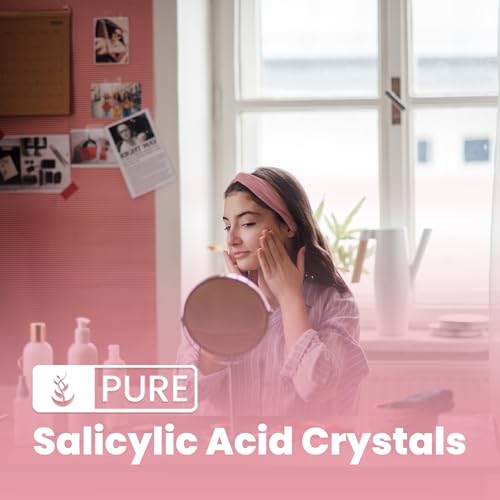 Pure Original Ingredients Salicylic Acid Crystals (4 oz) 2-Hydroxybenzoic Acid, Always Pure, No Fillers Or Additives