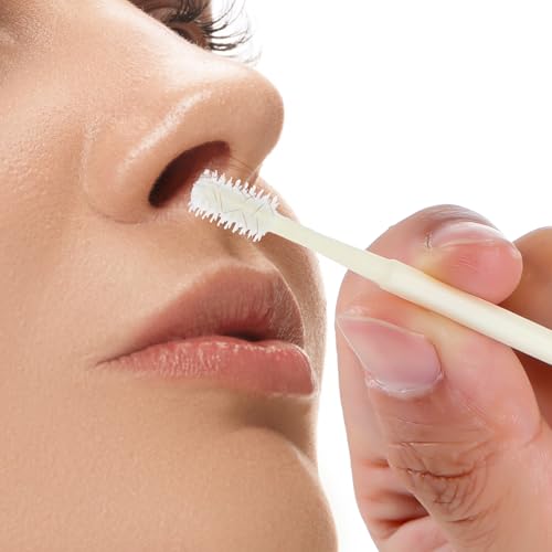 15 Pcs 2 in 1 Nose Hair Razor,Manual Nose Hair Cutter for Women,Portable 360¡Æ Rotating Manual Noses Hairs Trimmer for Women,Double Sided Nasal Hairs Cutters for Men with Cleaning Brush