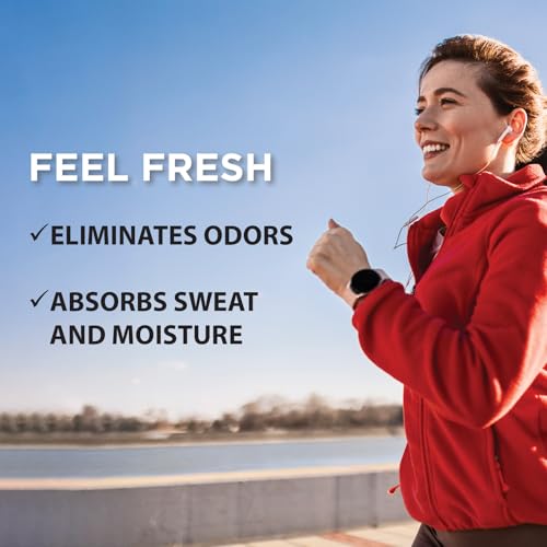 HealthWise Medicated Body Powder | .15% Menthol | Talc Free | Anti-Itch Healing Relief | Cools Skin | Absorbs Moisture | 10 oz (283g)