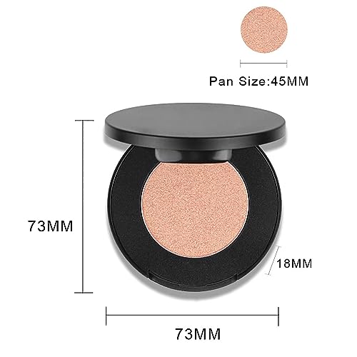 Face Highlighter Powder Palette, Glossy Glitter Illuminator Powder, Shimmer Shades for Face Highlighter Makeup, Highly Pigmented Natural Shiny Highlight Makeup Illuminator Highlighter 10