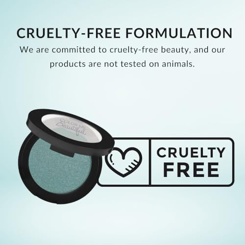 Color Me Beautiful Color Pro Single Eyeshadow, Full Pigment and Long-Lasting Pressed Powder, Cruelty-Free