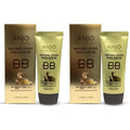 Anjo Snail BB Cream Korean 2 Pack 50ml - Korean BB Cream Professional Skincare - Lightweight, Non-Greasy Mucin Moisturizer - Natural Cover Foundation for Even Skin Tone